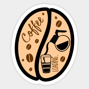 Coffee Loading Sticker